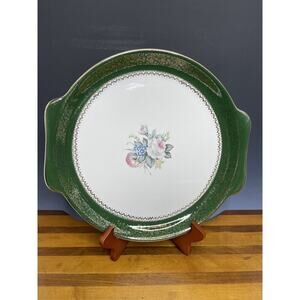 Vintage Salem Princess Anne Serving Chop Platter‎ Handled Cake Plate HTF